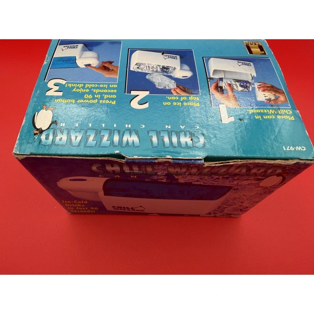 Vintage CHILL WIZZARD Can Chiller - Cold Drinks in 90 Seconds! BRAND NEW
